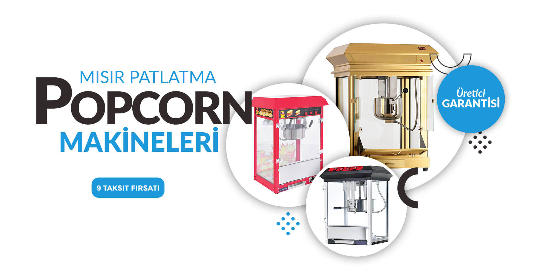 Popcorn Mısır Patlatma Makineleri