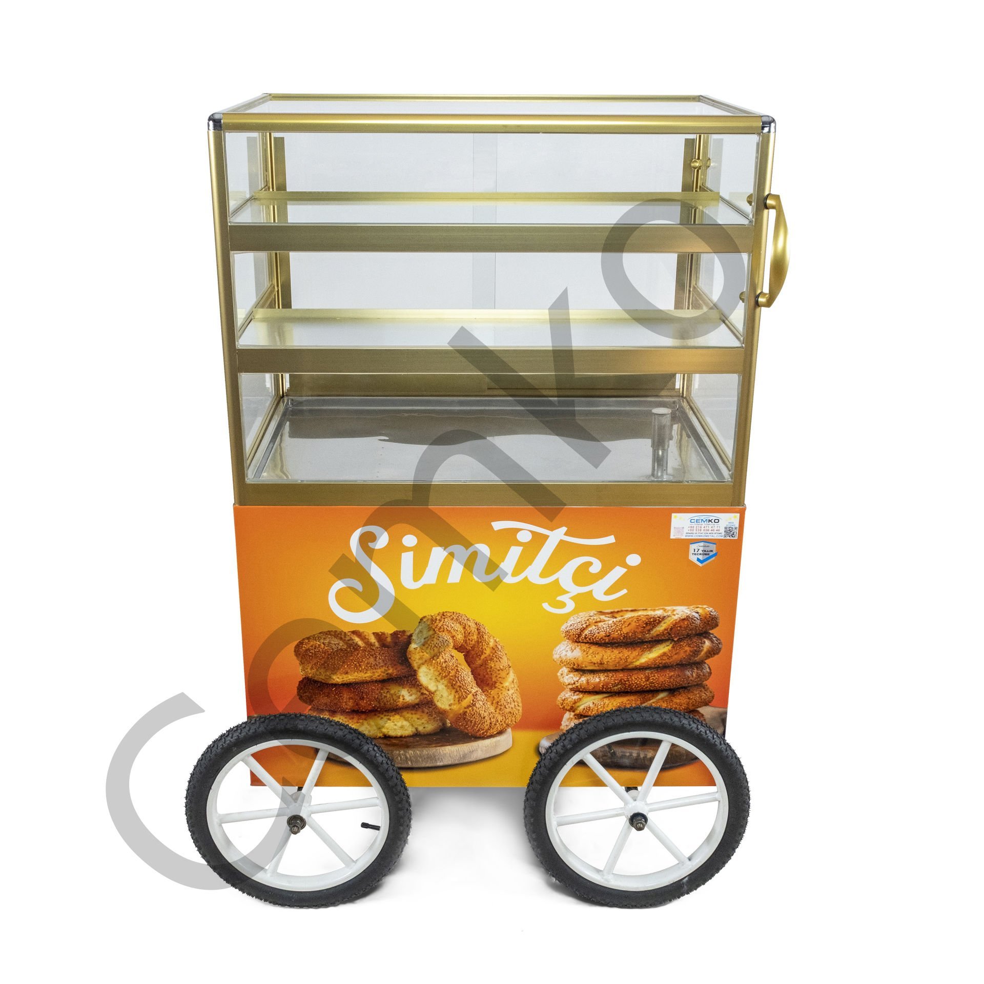 Simit Arabası Benvari Isıtmalı (Model Tekirdağ)