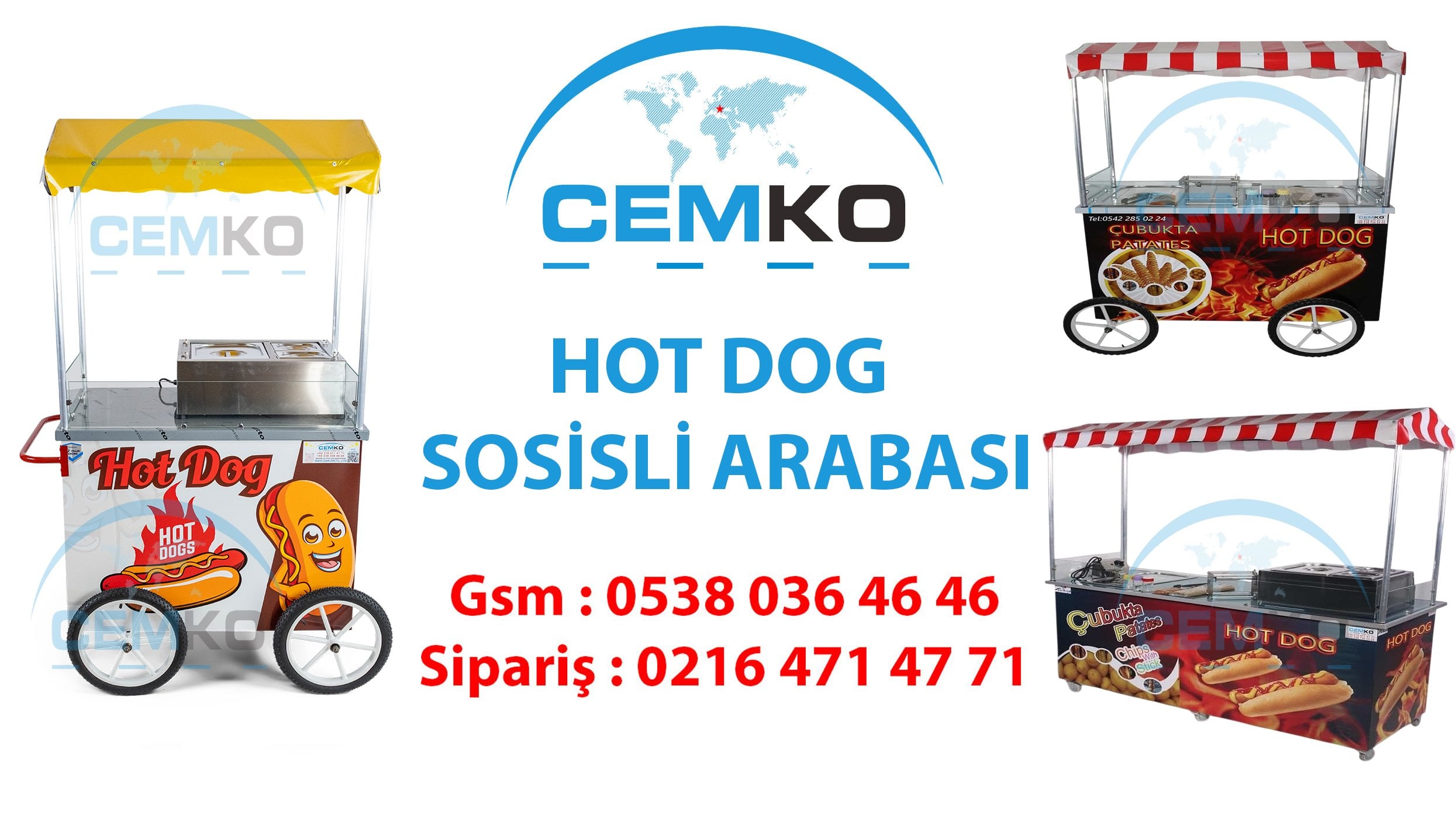 hot dog arabası
