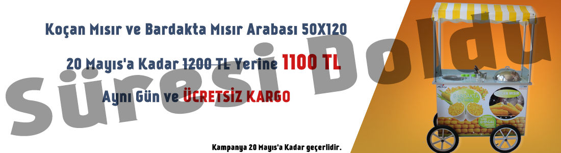 Koçan Mısır ve Bardakta Mısır Arabası