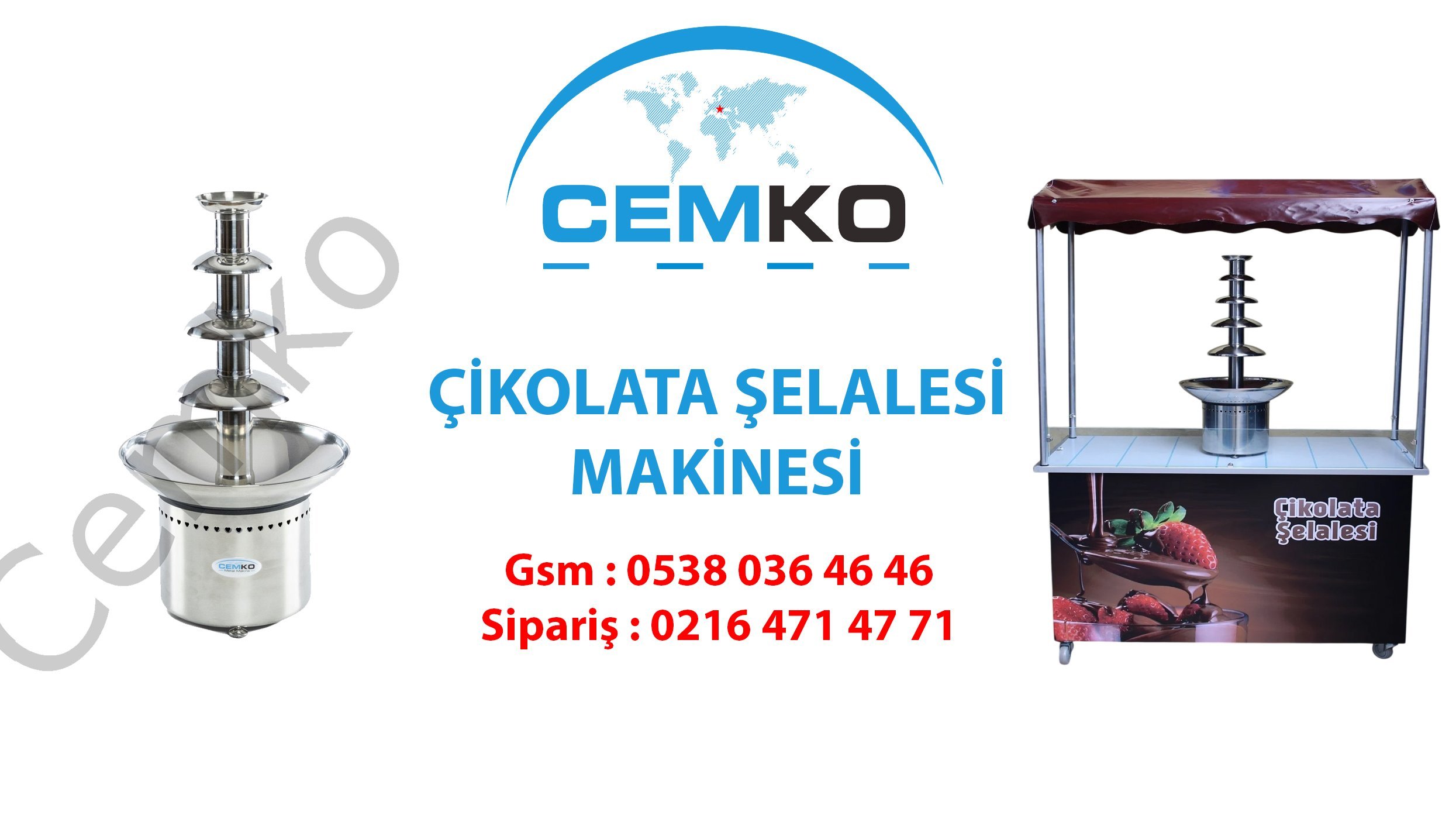 çikolata şelalesi makinesi