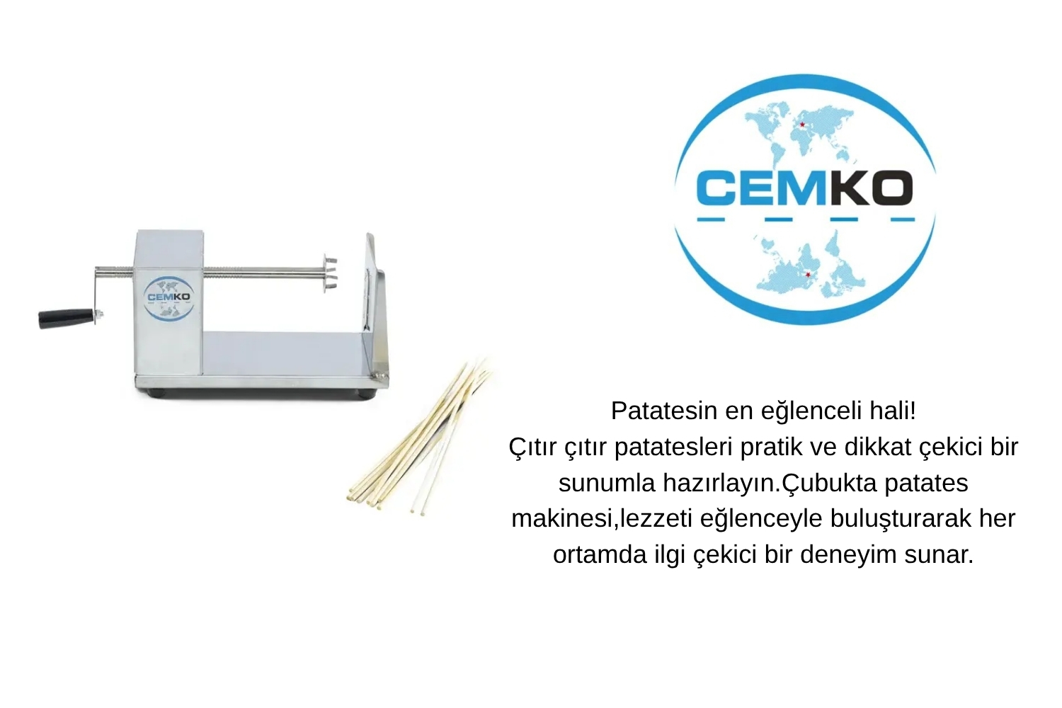 Çubukta Patates Makinesi