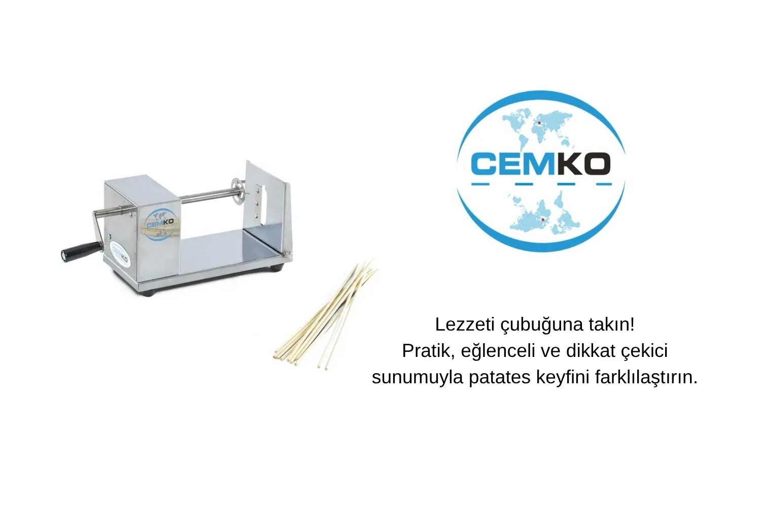 Çubukta patates makinesi_