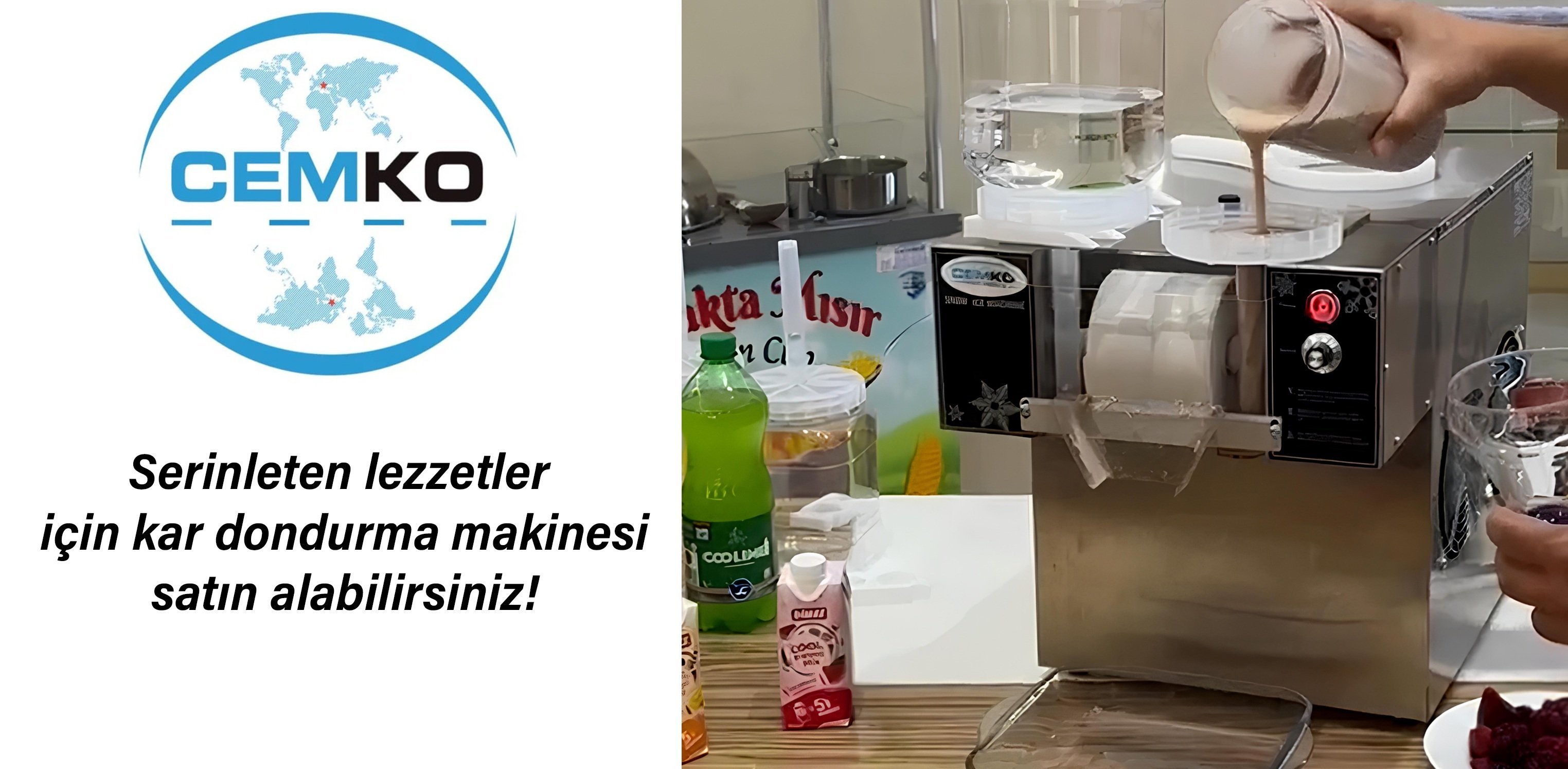 kar dondurma makinesi snow flake icecream