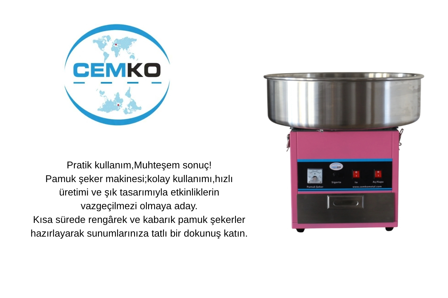 pamuk şeker makinesi