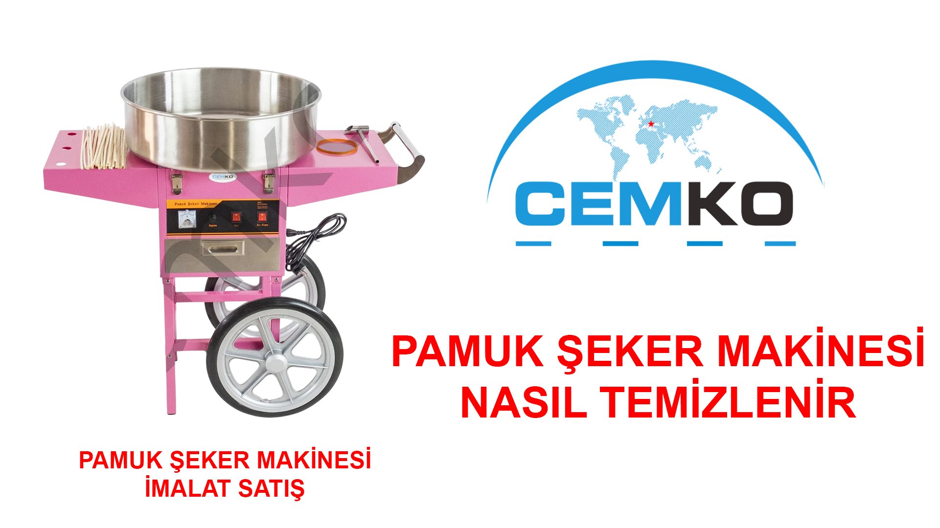 pamuk şeker makinesi nasıl temizlenir