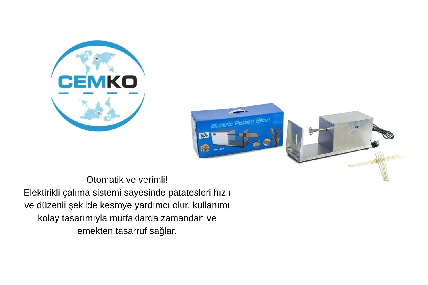 Patates kesme makinesi_