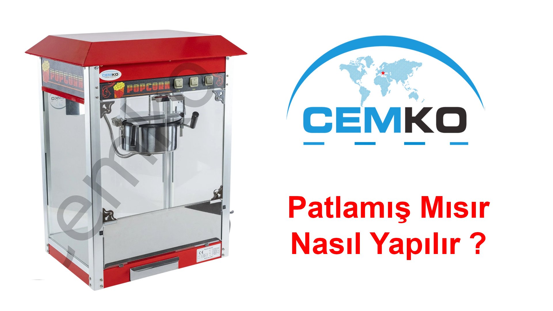 patlamış mısır nasıl yapılır