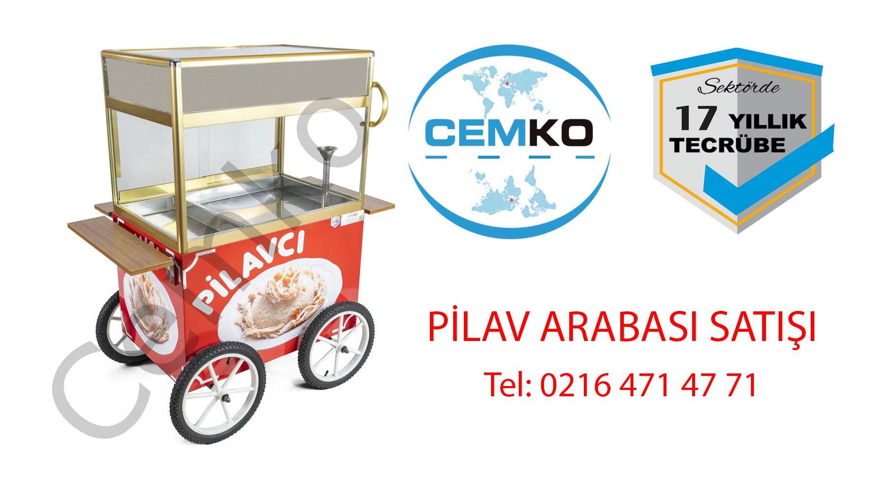 pilav arabası satışı