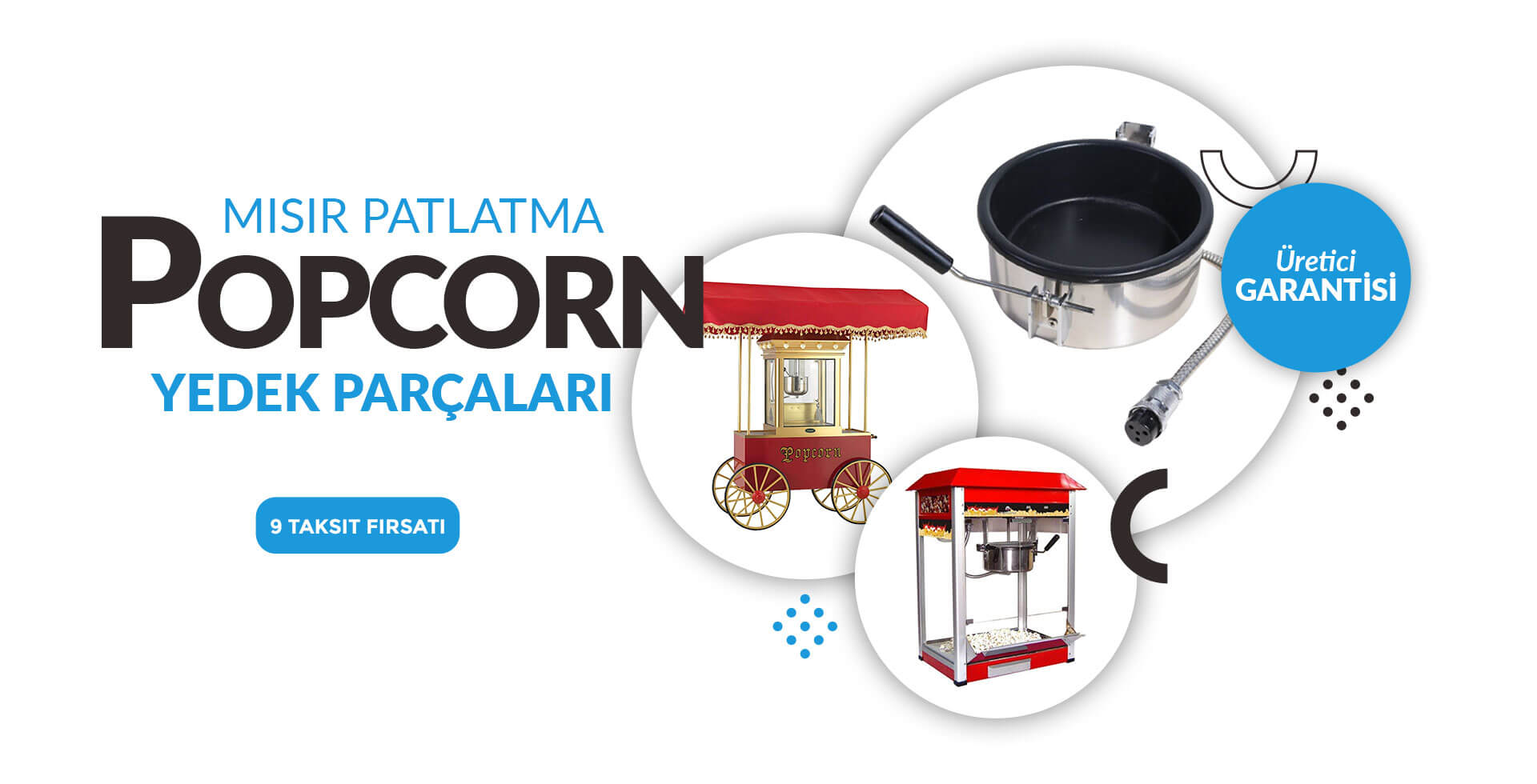 Popcorn Mısır Patlatma Yedek Parçaları