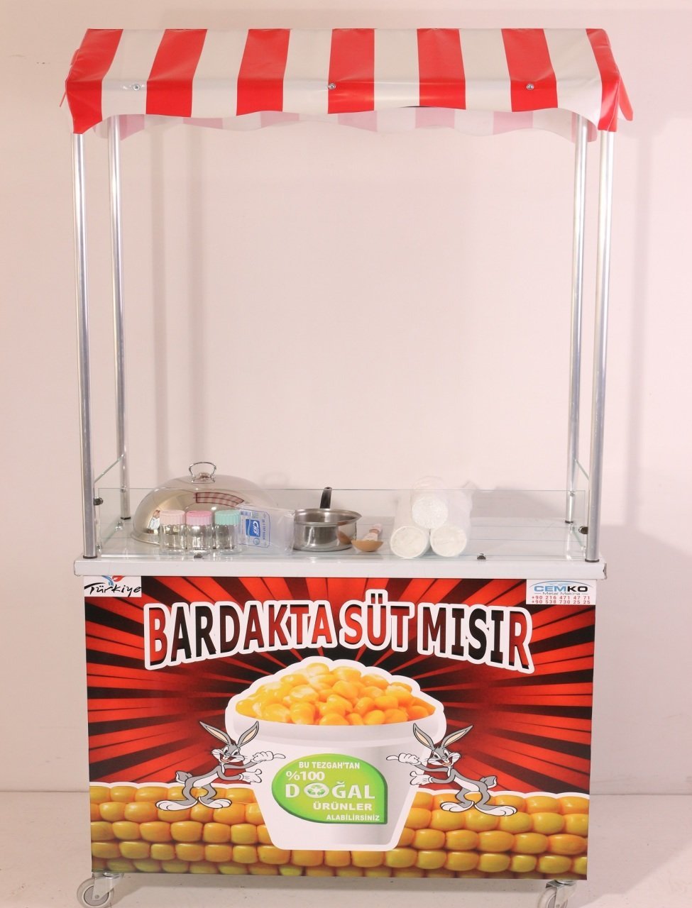 Bardakta Mısır Tezgahı (Model İstanbul) 60x100