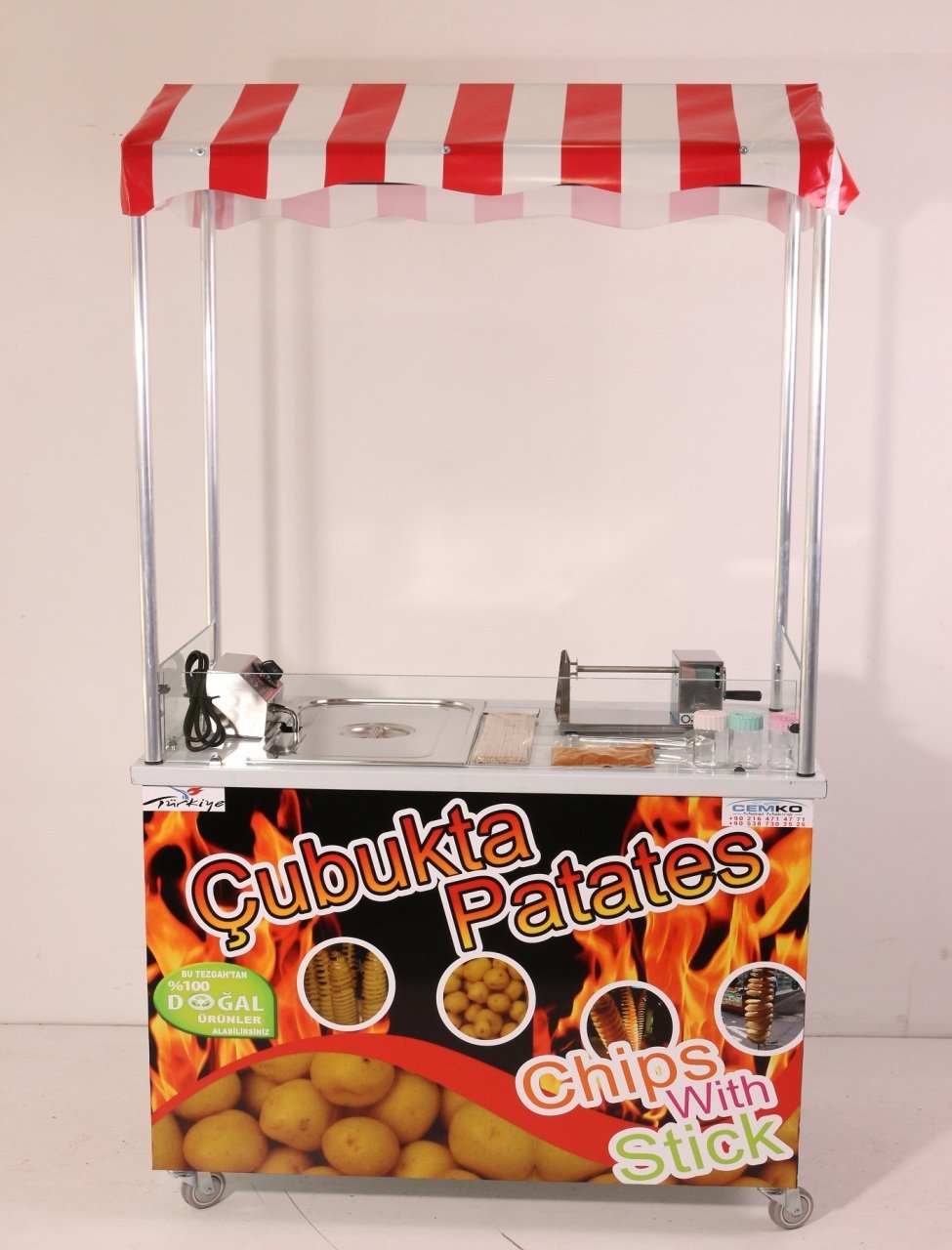 Çubukta Patates Tezgahı 1.Kalite (Model Kadıköy) 60x100