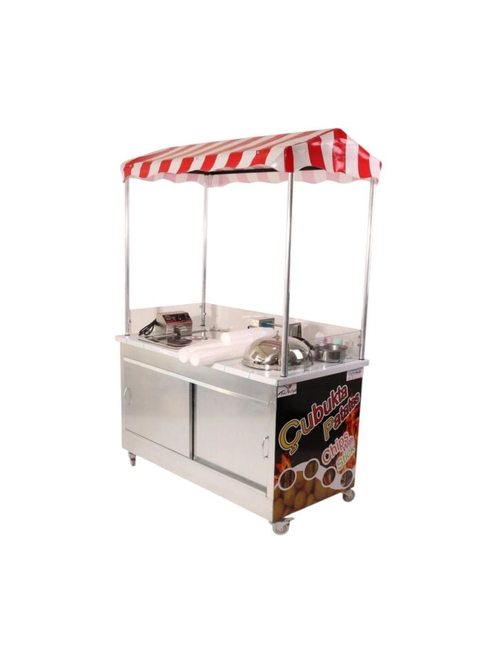 Çubukta Patates ve Bardakta Mısır Arabası (Model Taksim)
