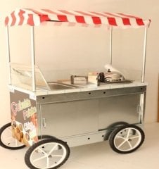 Tekerlekli Çubukta Patates Ve Bardakta Mısır Arabası (Model Şişli)