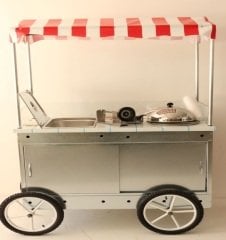 Tekerlekli Çubukta Patates Ve Bardakta Mısır Arabası (Model Şişli)