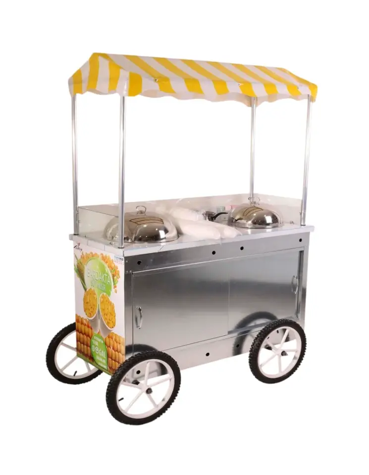 Seyyar Koçan Mısır ve Bardakta Mısır Arabası (Model Muğla) 60x120