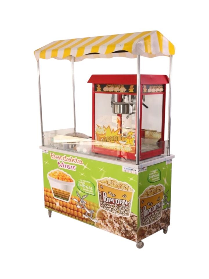 Popcorn ve Bardakta Mısır Standı (Model Ankara) 60x120