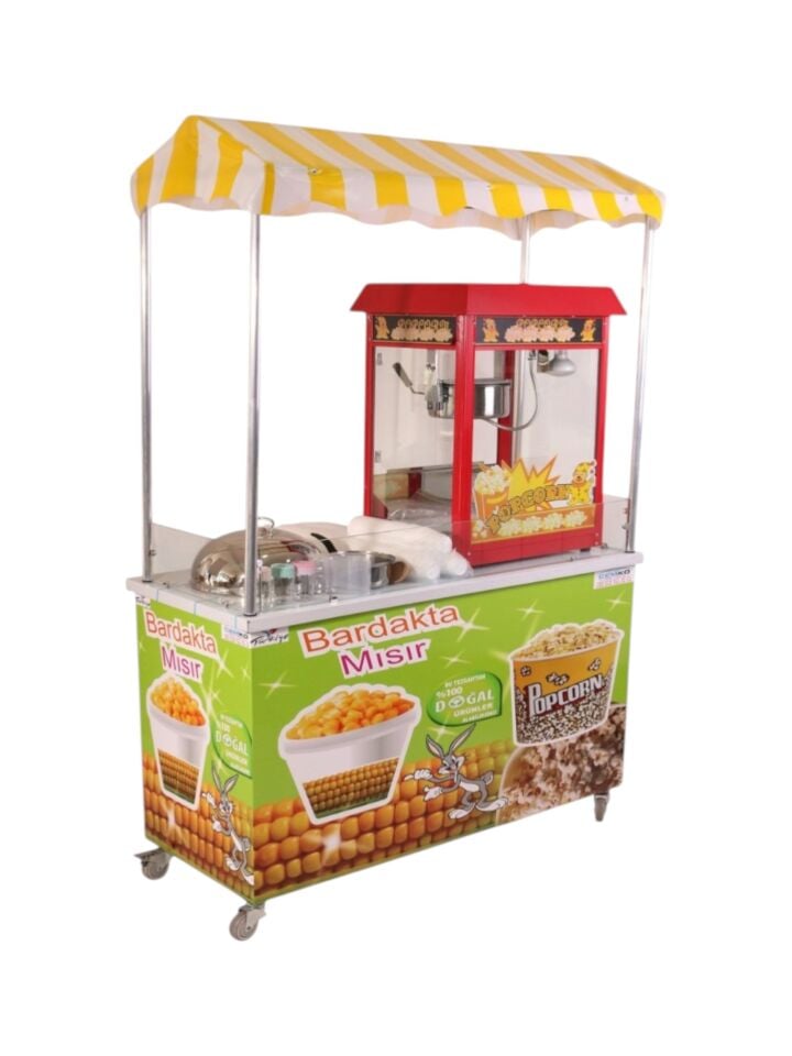 Popcorn ve Bardakta Mısır Standı (Model Ankara) 60x120