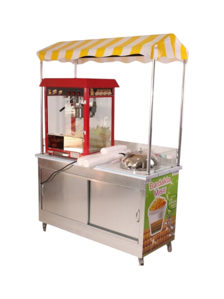 Popcorn ve Bardakta Mısır Standı (Model Ankara) 60x120