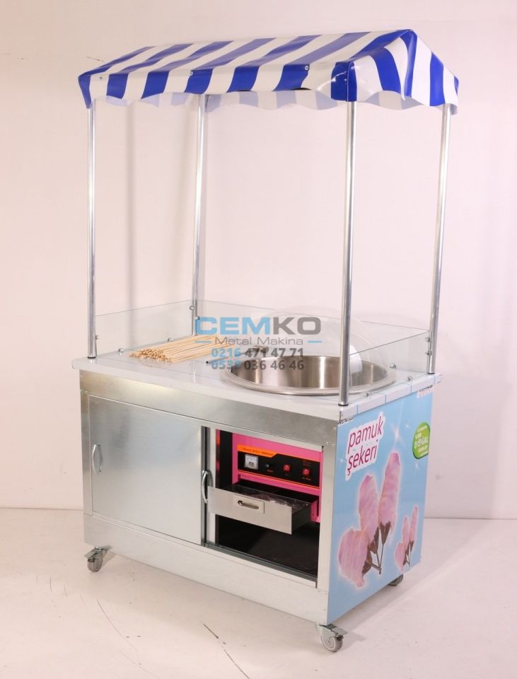 Tezgahlı Pamuk Şeker Makinesi (Model Nevşehir)