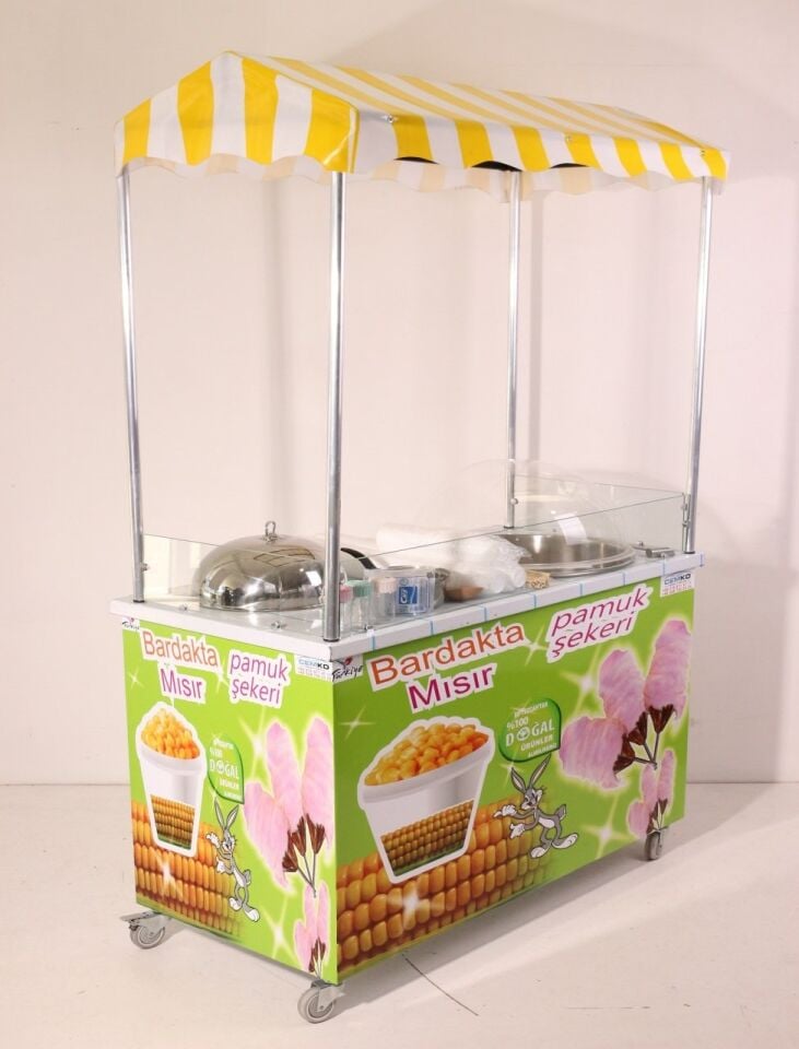 Pamuk Şeker ve Bardakta Mısır Arabası (Model Konya)
