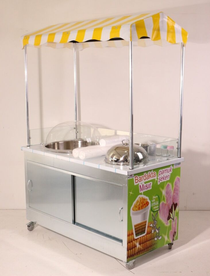 Pamuk Şeker ve Bardakta Mısır Arabası (Model Konya)