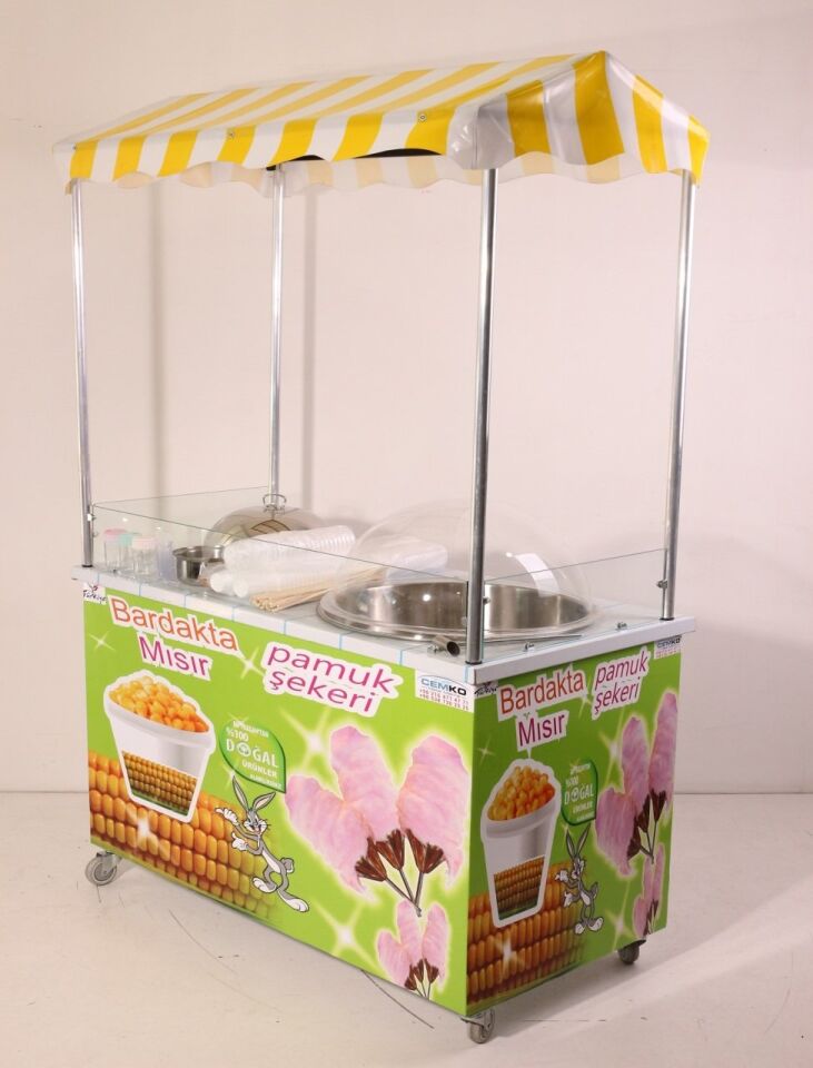 Pamuk Şeker ve Bardakta Mısır Arabası (Model Konya)
