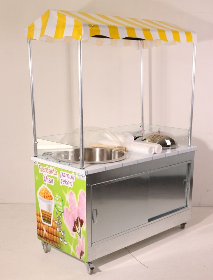 Pamuk Şeker ve Bardakta Mısır Arabası (Model Konya)