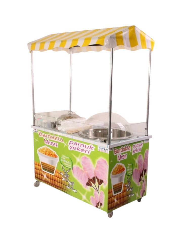 Pamuk Şeker ve Bardakta Mısır Arabası (Model Konya)