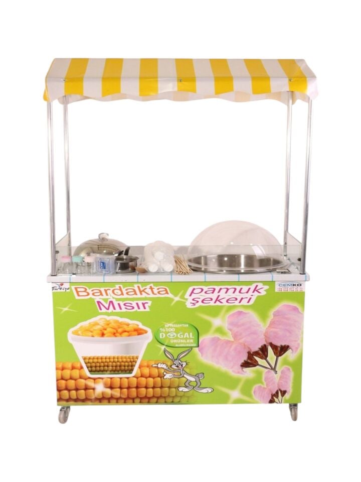 Pamuk Şeker ve Bardakta Mısır Arabası (Model Konya)