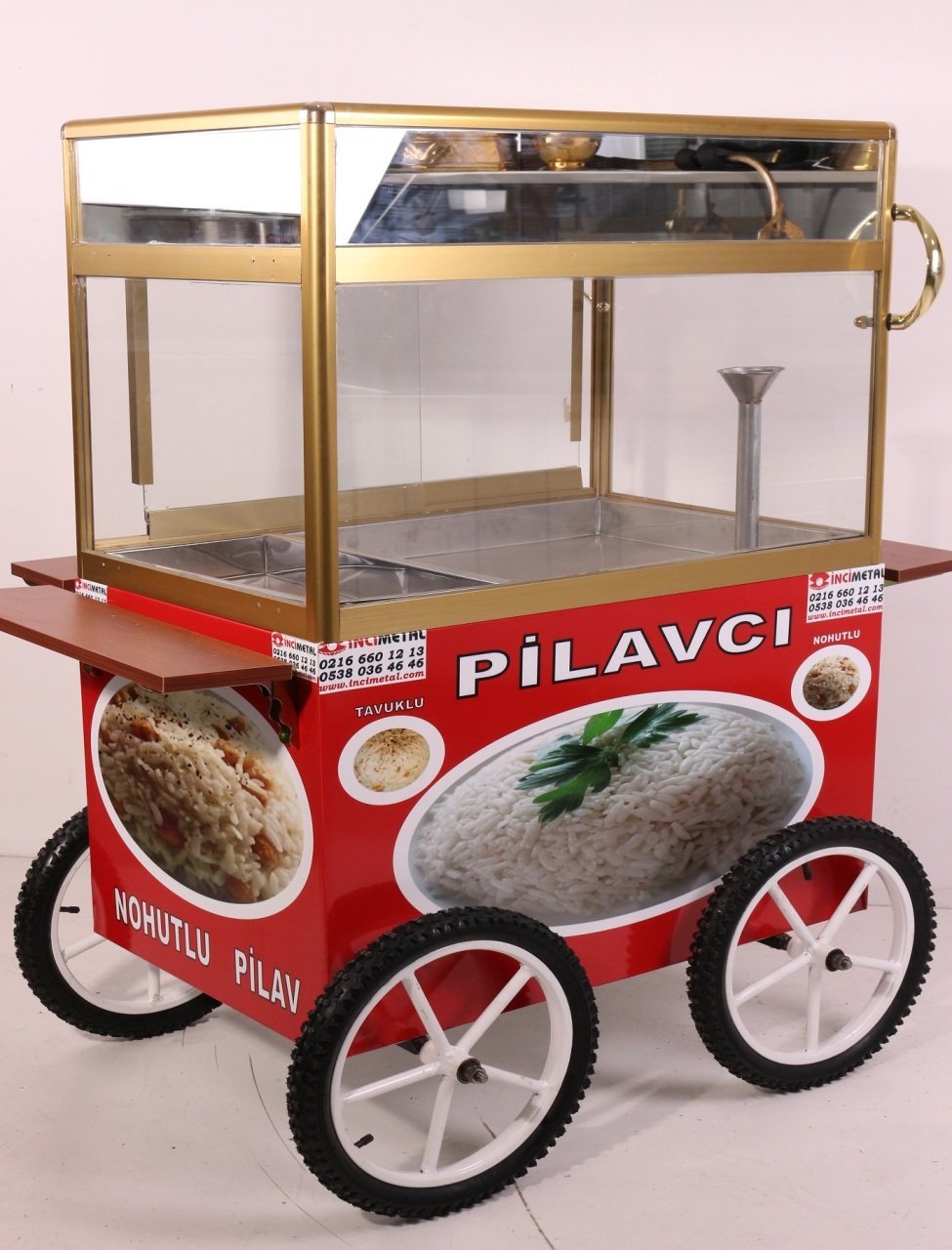 Seyyar Pilav Arabası - Tüplü (Model Eminönü)