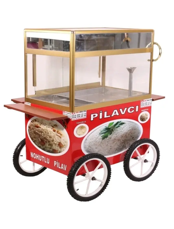 Seyyar Pilav Arabası - Tüplü (Model Eminönü)