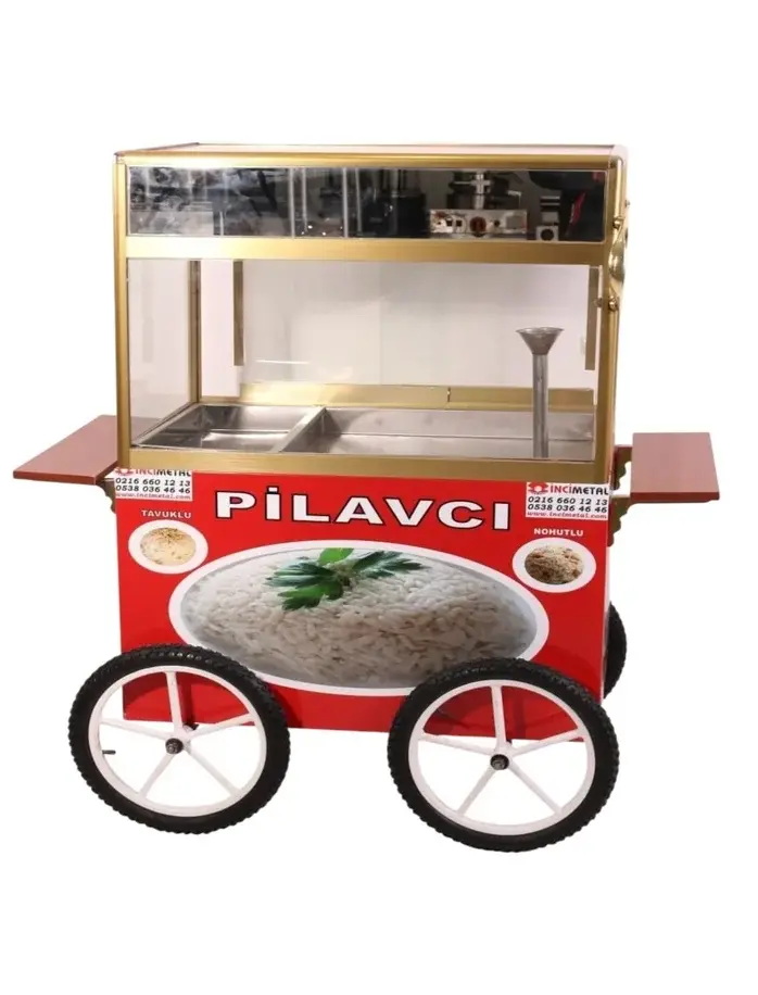 Seyyar Pilav Arabası - Tüplü (Model Eminönü)