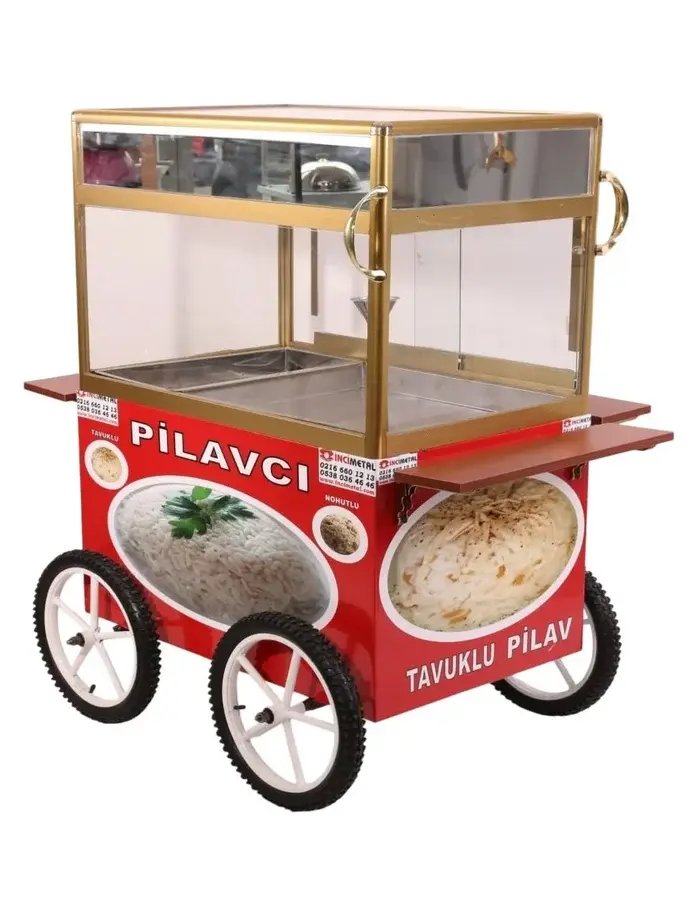 Seyyar Pilav Arabası - Tüplü (Model Eminönü)