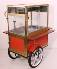 Seyyar Tekerlekli Tüplü Pilav Arabası 1.Kalite Model Aksaray