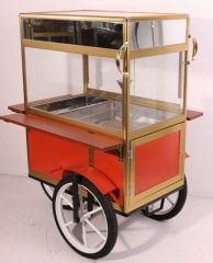 Seyyar Tekerlekli Tüplü Pilav Arabası 1.Kalite Model Aksaray