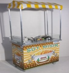 Bardakta Mısır Arabası Çift Kazanlı (Model Kınık) 60x100