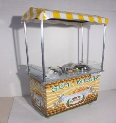 Bardakta Mısır Arabası Çift Kazanlı (Model Kınık) 60x100