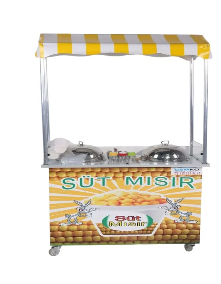 Bardakta Mısır Arabası Çift Kazanlı (Model Kınık) 60x100