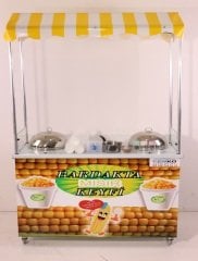 Çift Kazanlı Bardakta Mısır Tezgahı (Model Van) 60x120