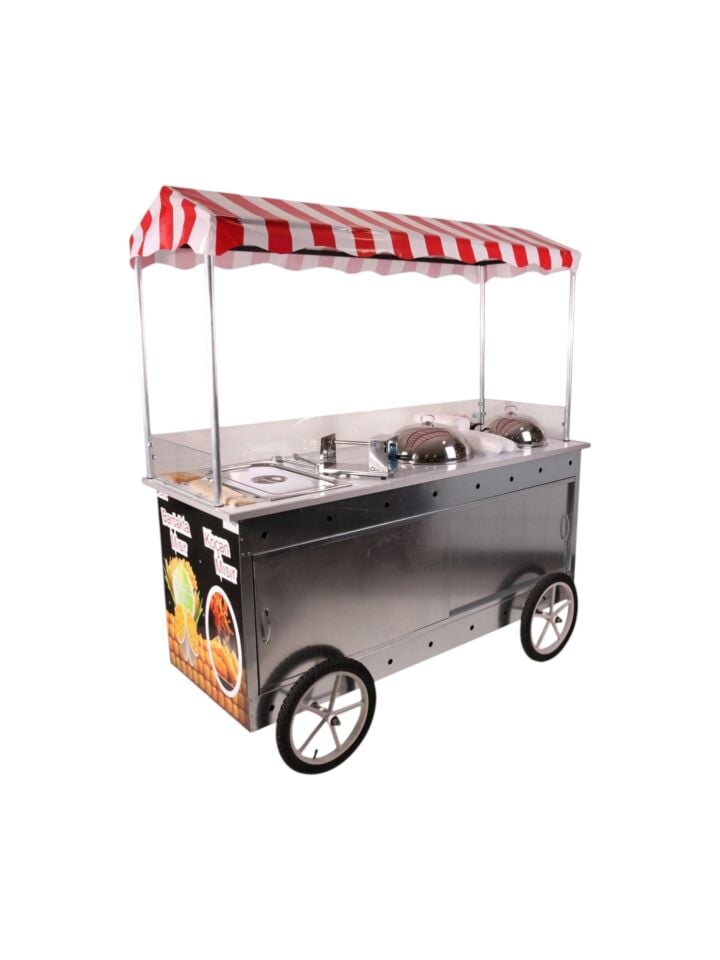 Çubukta Patates Koçan Mısır ve Bardakta Mısır Arabası (Model Kayseri) 65x180