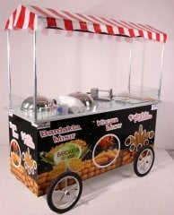 Çubukta Patates Koçan Mısır ve Bardakta Mısır Arabası (Model Kayseri) 65x180