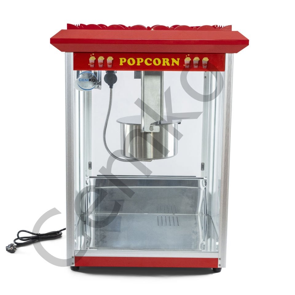Popcorn Mısır Patlatma Makinası Sinema Tipi 8 Kilo Kapasiteli Model Uludağ