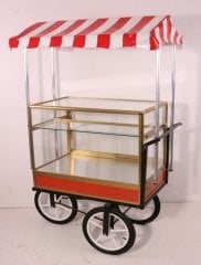 Tenteli Simit Arabası ve Tezgahı (Model Unkapanı)