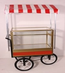 Tenteli Simit Arabası ve Tezgahı (Model Unkapanı)