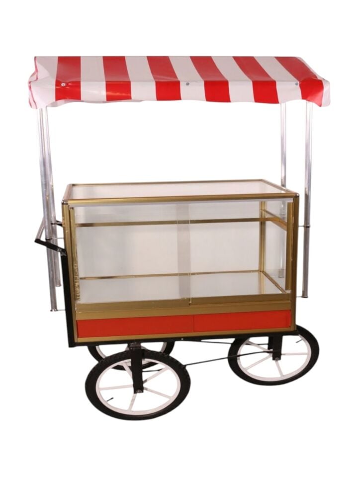 Tenteli Simit Arabası ve Tezgahı (Model Unkapanı)