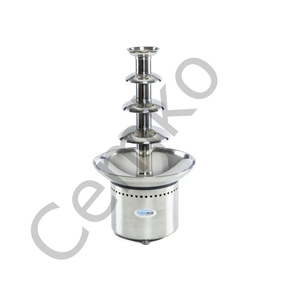 Çikolata Şelalesi Makinesi 4 Katlı 5 Kg Çikolata Kapasiteli (Model Güngören)