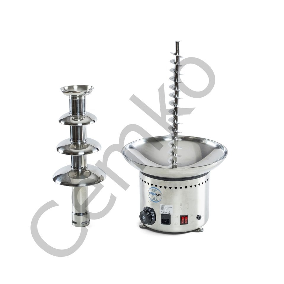 Çikolata Şelalesi Makinesi 4 Katlı 5 Kg Çikolata Kapasiteli (Model Güngören)