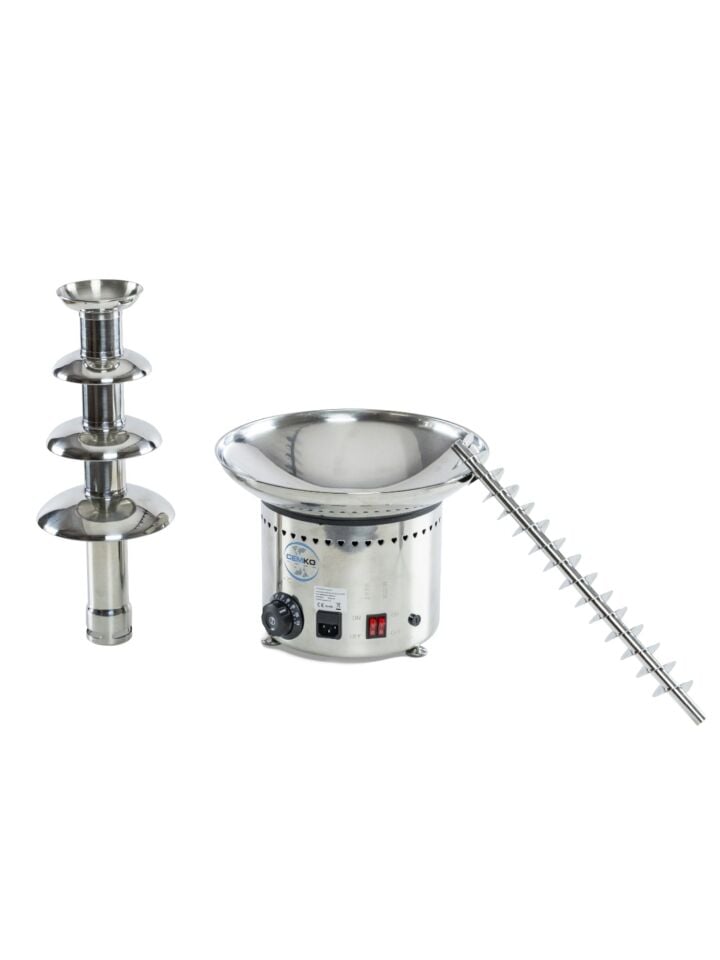 Çikolata Şelalesi Makinesi 4 Katlı 5 Kg Çikolata Kapasiteli (Model Güngören)