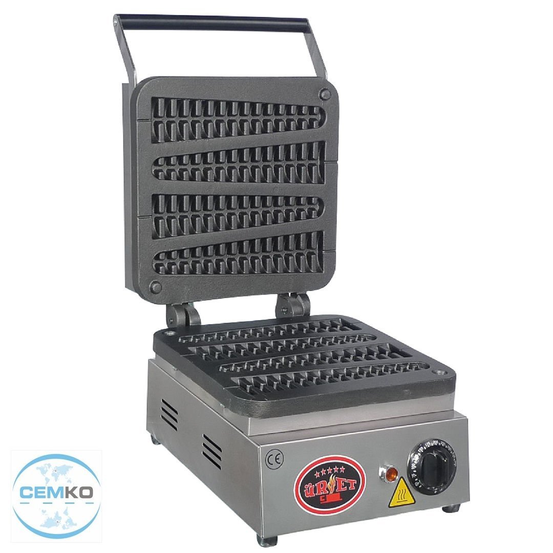 Çubukta Waffle Makinası 4 Gözlü (Model Afyon)